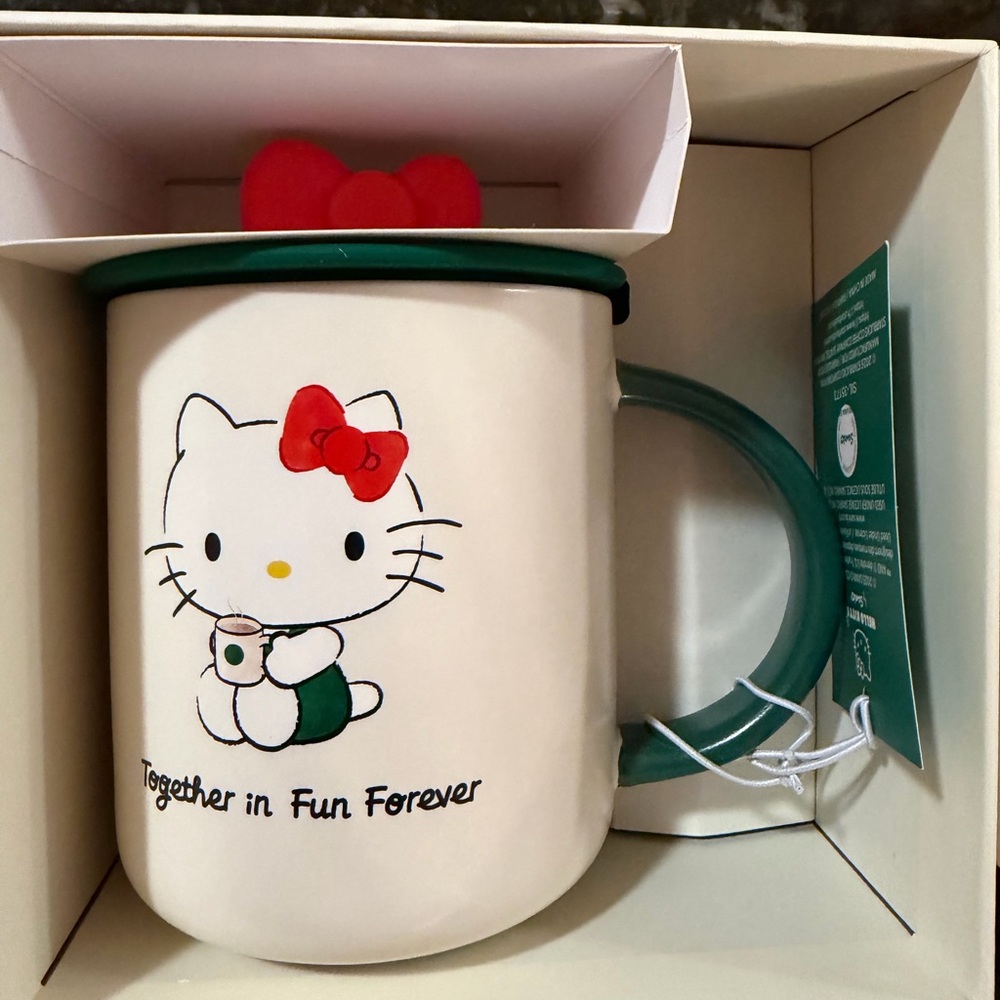 STARBUCKS HELLO KITTY CERAMIC MUG 2025